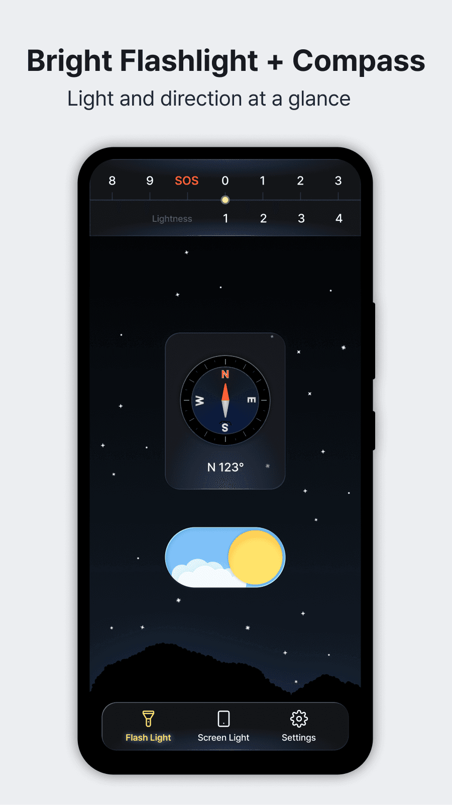 Compass Flashlight screenshot